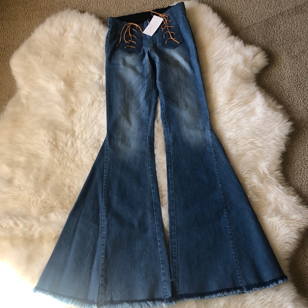 Wide leg BoHo pants